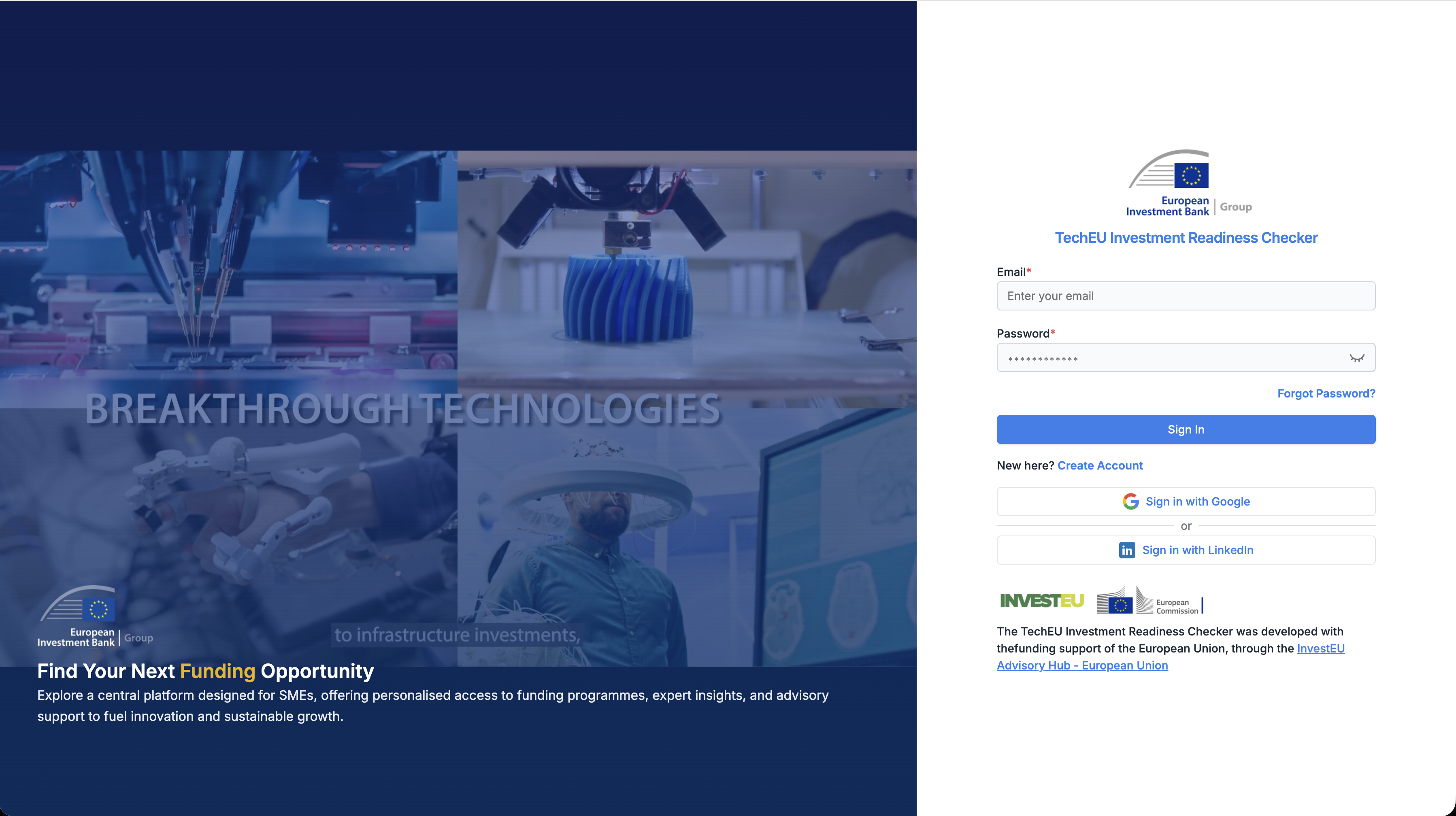 E-Checker Tool for InvestEU